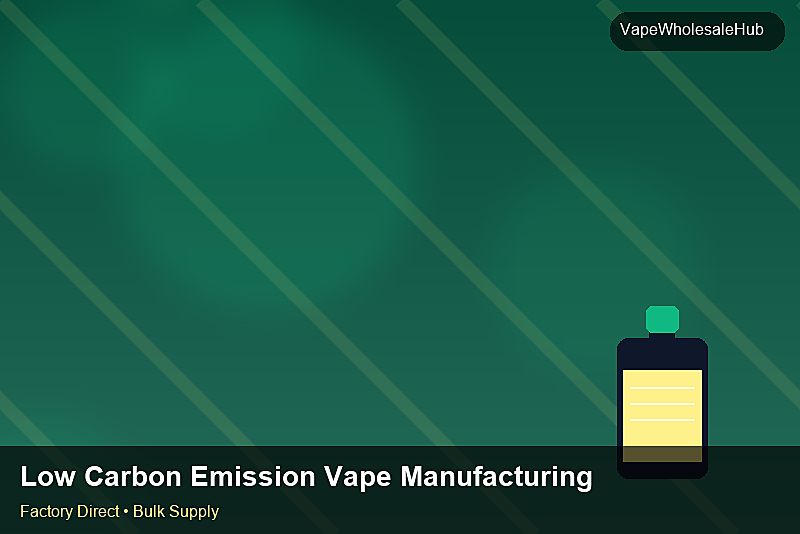 Low Carbon Emission Vape Manufacturing Bulk โ Low Carbon Emission Vape Manufacturing Bulk: Wholesale Price | 2026 Edition photo 2