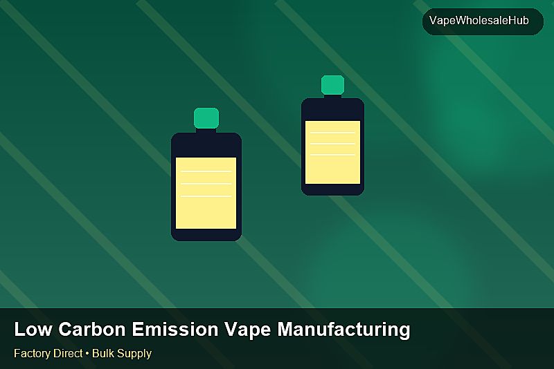 Low Carbon Emission Vape Manufacturing Bulk — Low Carbon Emission Vape Manufacturing Bulk: Bulk Supplier Guide | 2026 Edition photo 1