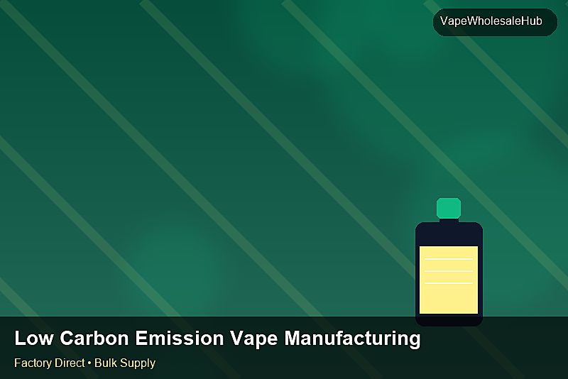 Low Carbon Emission Vape Manufacturing Bulk — Low Carbon Emission Vape Manufacturing Bulk: Quality Inspection Checklist | 2026 Edition photo 2