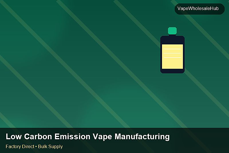 Low Carbon Emission Vape Manufacturing Bulk โ Low Carbon Emission Vape Manufacturing Bulk: Procurement Strategy | 2026 Edition photo 2