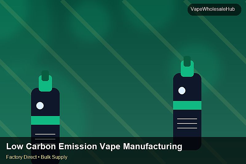 Low Carbon Emission Vape Manufacturing Bulk — Low Carbon Emission Vape Manufacturing Bulk: Volume Pricing Tiers | 2026 Edition photo 2