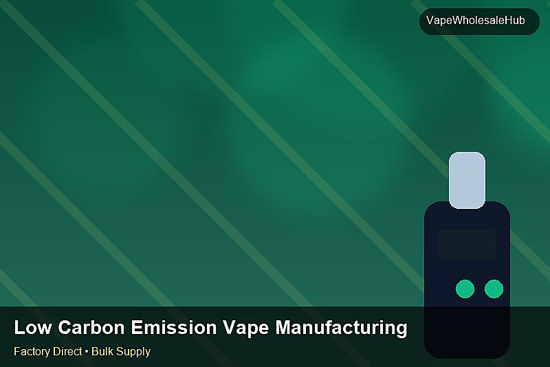 Low Carbon Emission Vape Manufacturing Bulk — Low Carbon Emission Vape Manufacturing Bulk: Compliance Standards | 2026 Edition photo 1